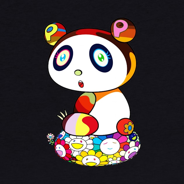 TAKASHI MURAKAMI HAPPY BEAR by lacosink